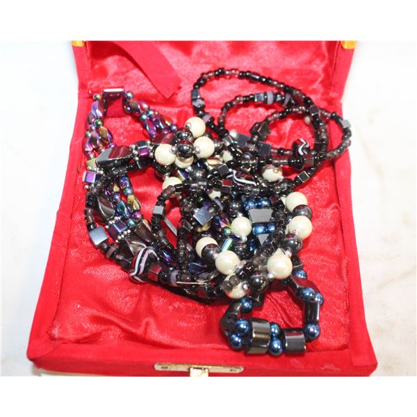 925 SILVER & MAGNETIC JEWELRY IN BOX TOGETHER