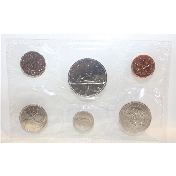 1981 CANADA UNCIRCULATED RCM COIN SET