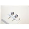 Image 1 : NEW SILVER PLATED ROUND STUD EARRINGS