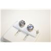 Image 1 : NEW SILVER PLATED ROUND STUD EARRINGS
