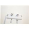 Image 1 : NEW SILVER PLATED SQUARE STUD EARRINGS