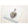 Image 1 : NEW SILVER PLATED HEART PENDANT