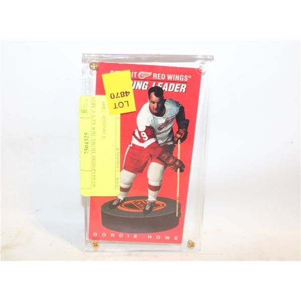 1995 PARKHURST REPRINT 63-64 GORDIE HOWE HOCKEY