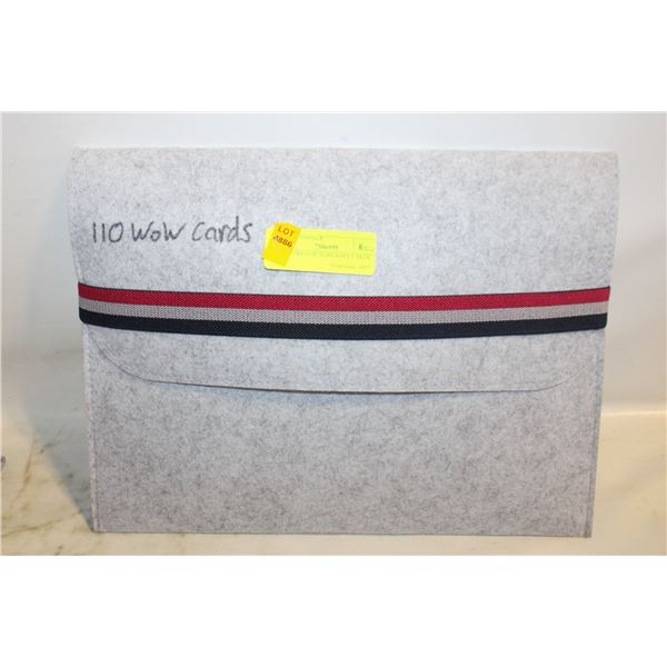 110 WORLD OF WARCRAFT CARDS