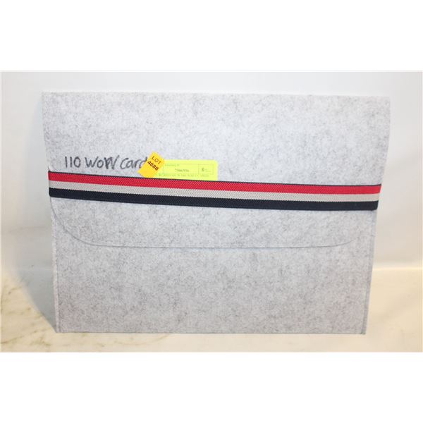 110 WORLD OF WARCRAFT CARDS