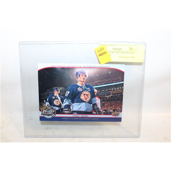 SIDNEY CROSBY WINTER CLASSIC LARGE CARD