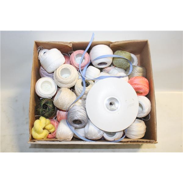 OVER 50 ROLLS DMC THREAD