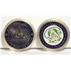 Image 1 : 6) LOT OF 2 ENCAPSULATED FREE MASON TOKENS
