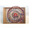 Image 1 : 2 BEADED INDEGENOUS DREAM CATCHERS TOGETHER LG
