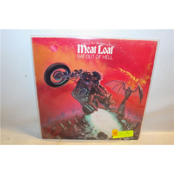 MEAT LOAF BAT OUT OF HELL 1977 VINYL LP RECORD