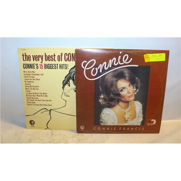 VINTAGE 1960'S - 1970'S 2 LP'S CONNIE FRANCIS,