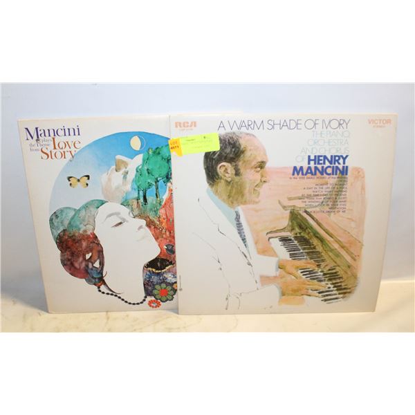VINTAGE 1960'S - 1970'S 2 LP'S HENRY MANCINI,