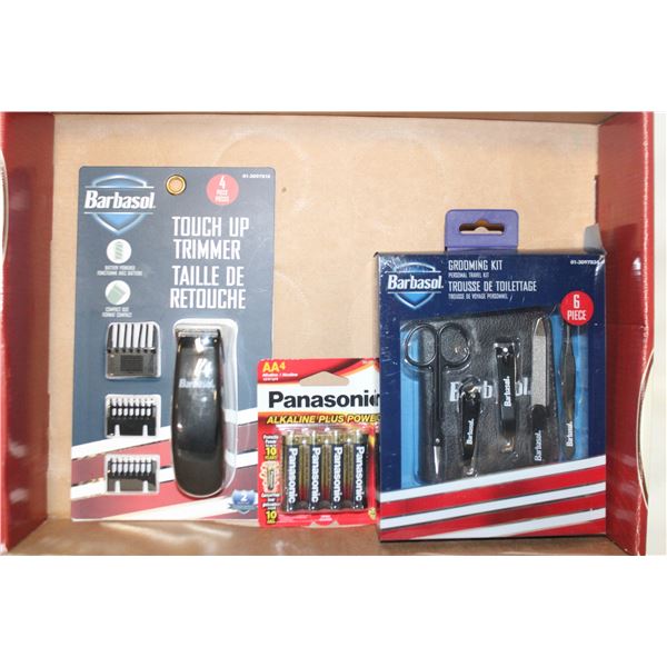 NEW SEALED BARBASOL GROOMING KIT WITH BATTERIES