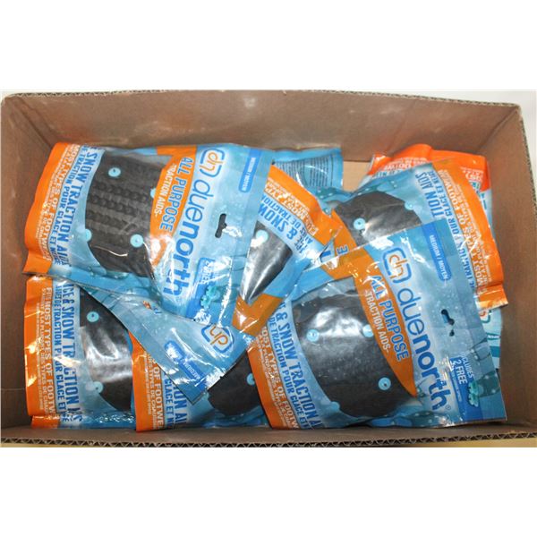 10 PAIRS DUE NORTH ALL PURPOSE ICE / SNOW TRACTION