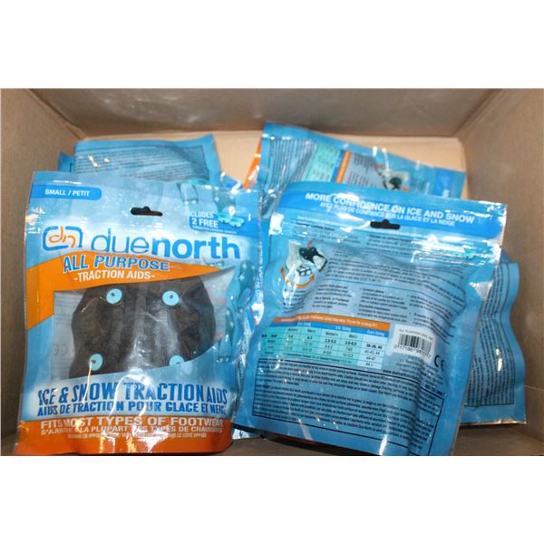 10 PAIRS DUE NORTH ALL PURPOSE ICE / SNOW TRACTION