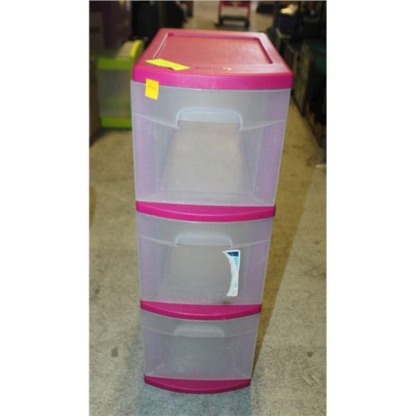 3 TIER STERELITE STORAGE BIN