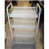 Image 1 : 4 TIER METAL SHELVING UNIT