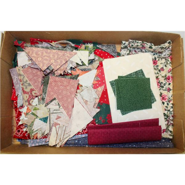 PRECUT SQUARES & OTHER FABRIC FOR QUILTING