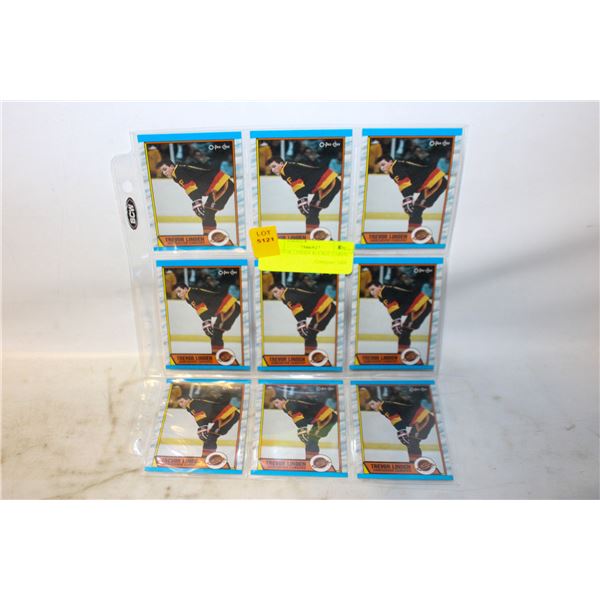 9 TREVOR LINDEN ROOKIE CARDS