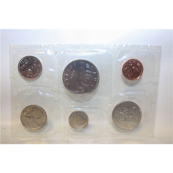 UNCIRCULATED 6 COIN SET SEALED CANADA 1986