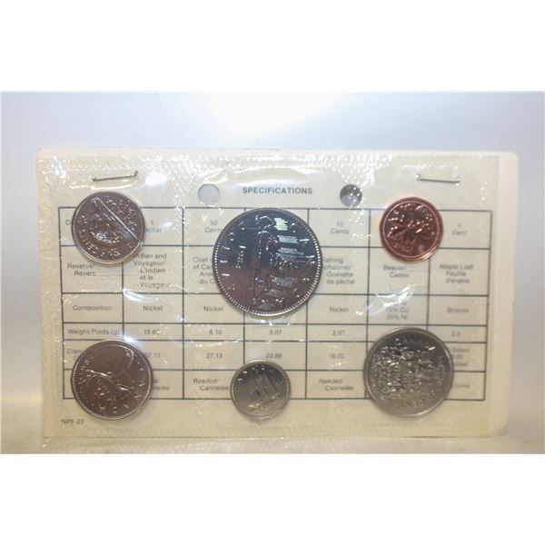 UNCIRCULATED 6 COIN SET SEALED CANADA 1984