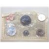 Image 2 : UNCIRCULATED 6 COIN SET SEALED CANADA 1984