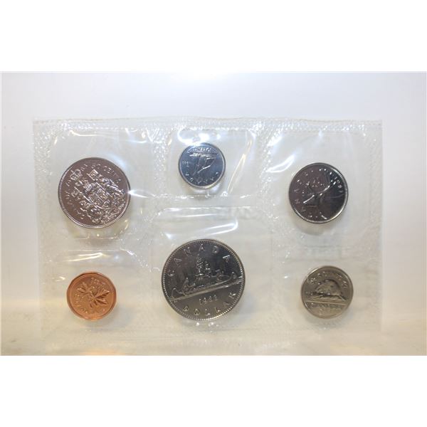 UNCIRCULATED 6 COIN SET SEALED CANADA 1983
