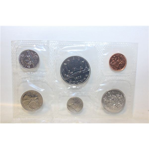 UNCIRCULATED 6 COIN SET SEALED CANADA 1979