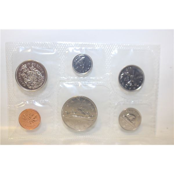 UNCIRCULATED 6 COIN SET SEALED CANADA 1976