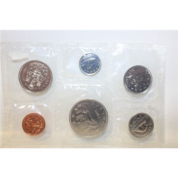 UNCIRCULATED 6 COIN SET SEALED CANADA 1982