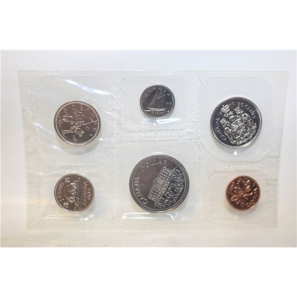 UNCIRCULATED 6 COIN SET SEALED CANADA 1973
