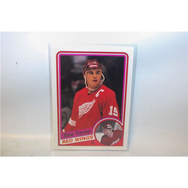 STEVE YZERMAN 1992 O PEE CHEE CARD DETROIT