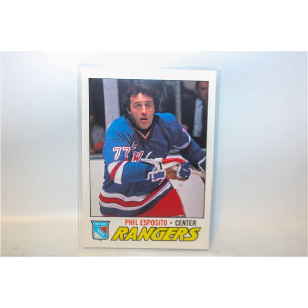 PHIL ESPOSITO 1992 O PEE CHEE CARD RANGERS