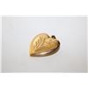 Image 1 : LARGE GOLD FILLED STAMPED HEART LOCKET 5.4 GRAMS