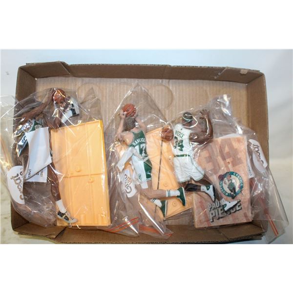 LOT OF THREE CELTICS FIGURES