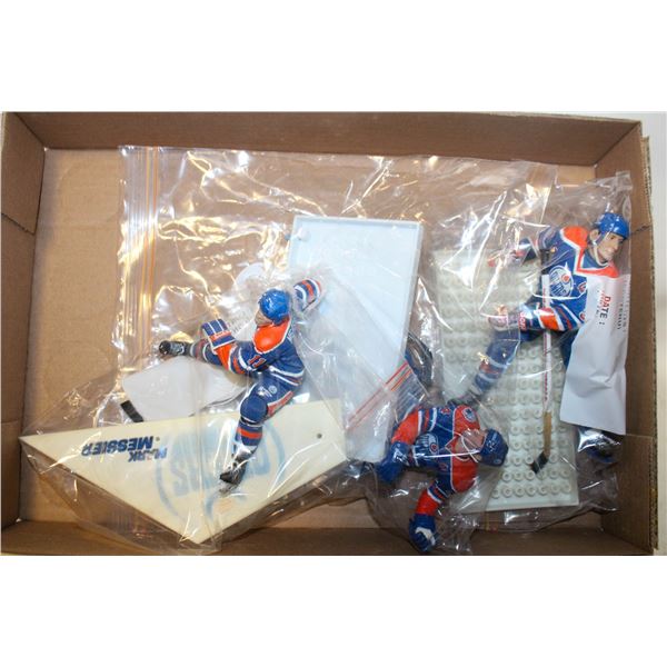 LOT OF MCFARLANE OILERS HIGH DETAIL FIGURES