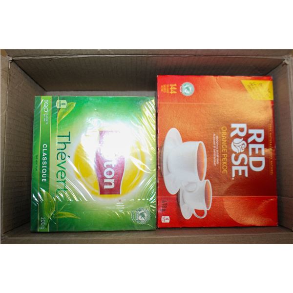 LARGE VOLUME OF GREEN TEA AND ORANGE PEKOE NEW