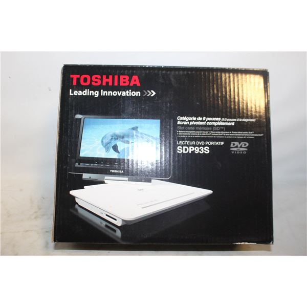 TOSHIBA 9" PORTABLE DVD PLAYER MODEL SDP935