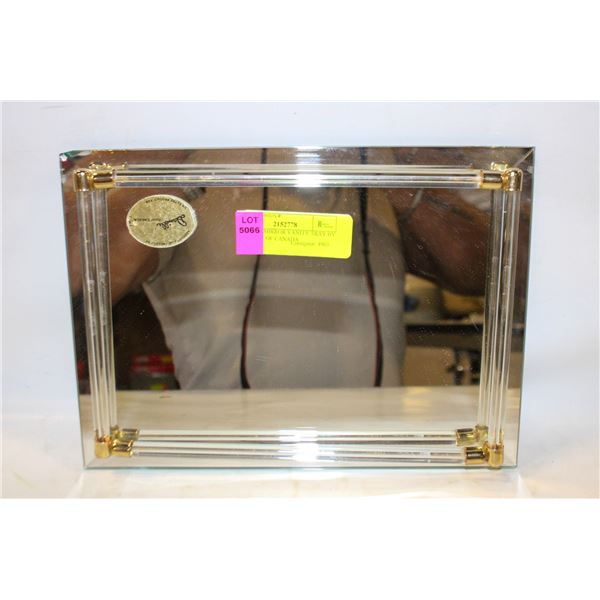 VINTAGE MIRROR VANITY TRAY BY DANIELLE OF CANADA