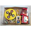 Image 1 : LOT OF THE BEATLES ORNAMENTS AND CLOCK