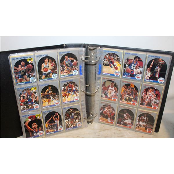 BINDER OF BASKETBALL CARDS