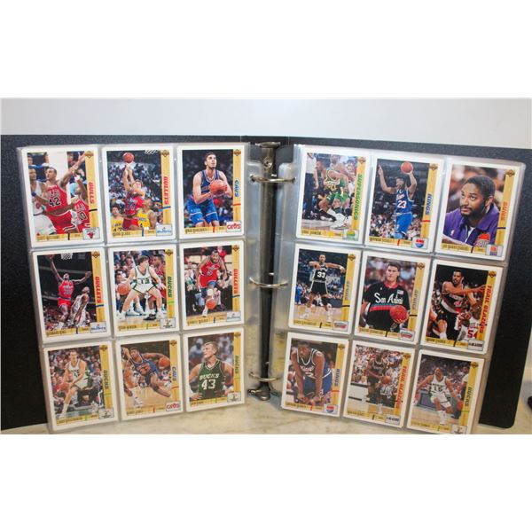 BINDER OF BASKETBALL CARDS