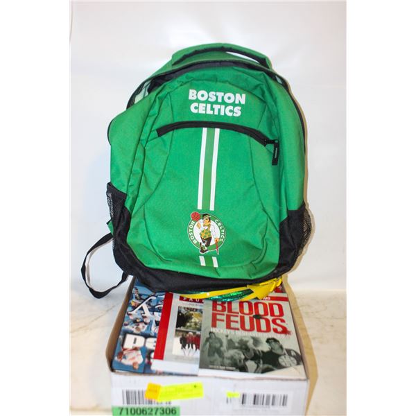 LOT OF SPORTS BOOKS AND MEMORABILIA