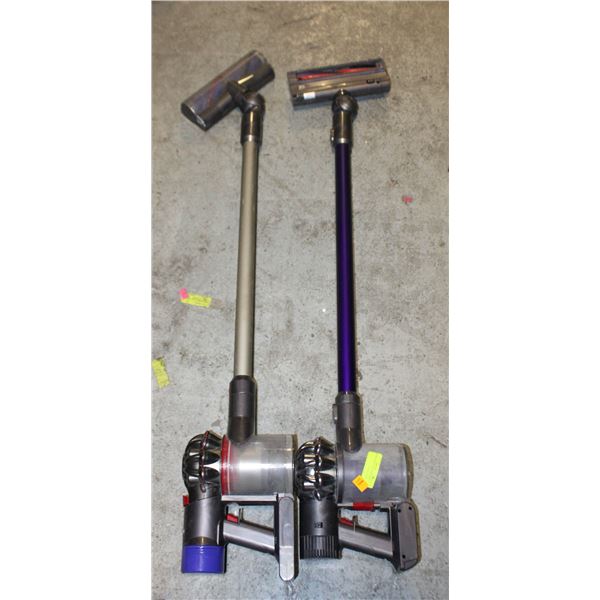 2 DYSON V6 &V8 VACS FOR PARTS