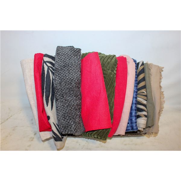 FLAT OF ASSORTED PILLOW COVERS