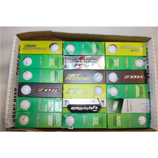 FLAT ASST TAYLORMADE RECLAIMED GOLF BALLS