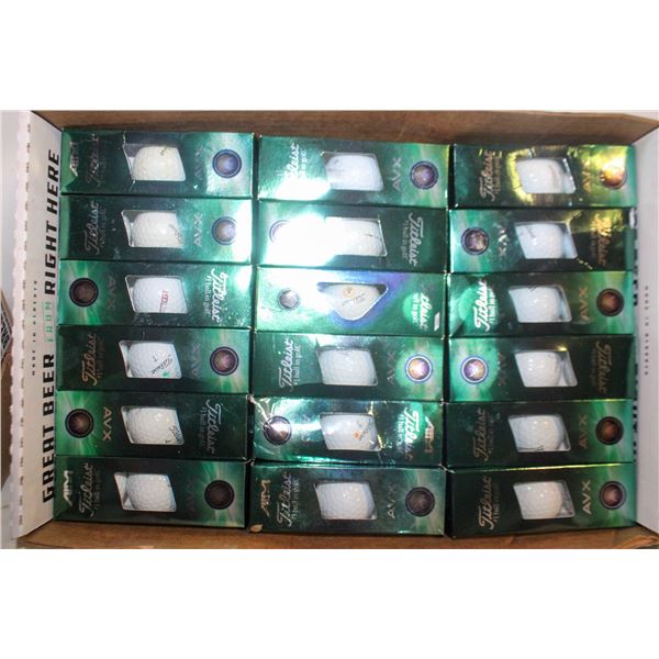 FLAT TITLEIST AVX RECLAIMED GOLF BALLS