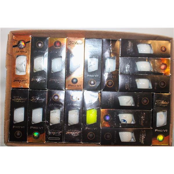 FLAT ASST TITLEIST PRO V1 RECLAIMED GOLF BALLS