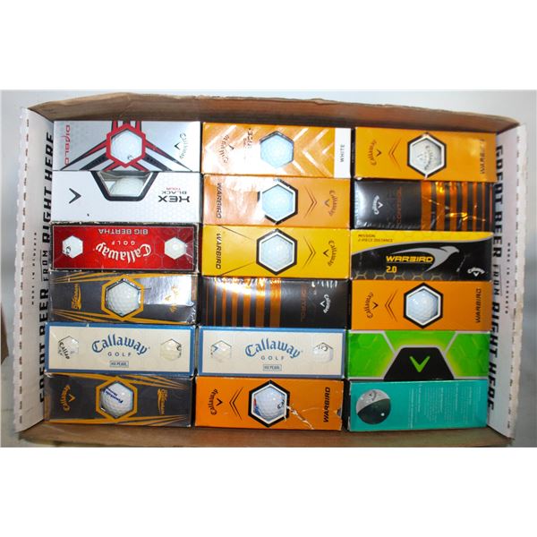 FLAT ASST CALLAWAY RECLAIMED GOLF BALLS