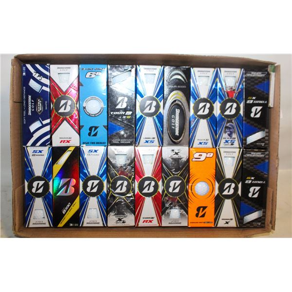 FLAT ASST BRIDGESTONE RECLAIMED GOLF BALLS